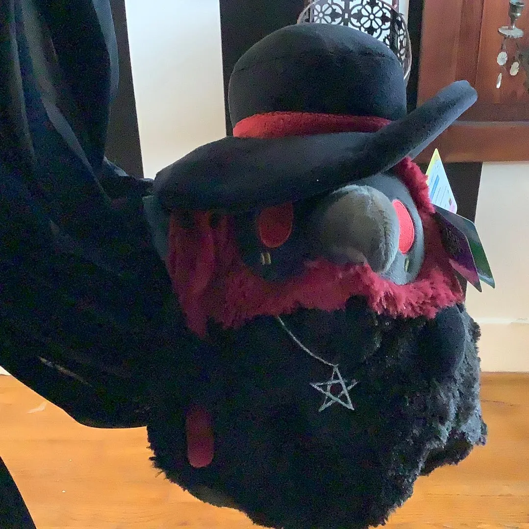 Demon Plague Doctor Stuffie - Plush Toy - Mini Squishable - Soft
