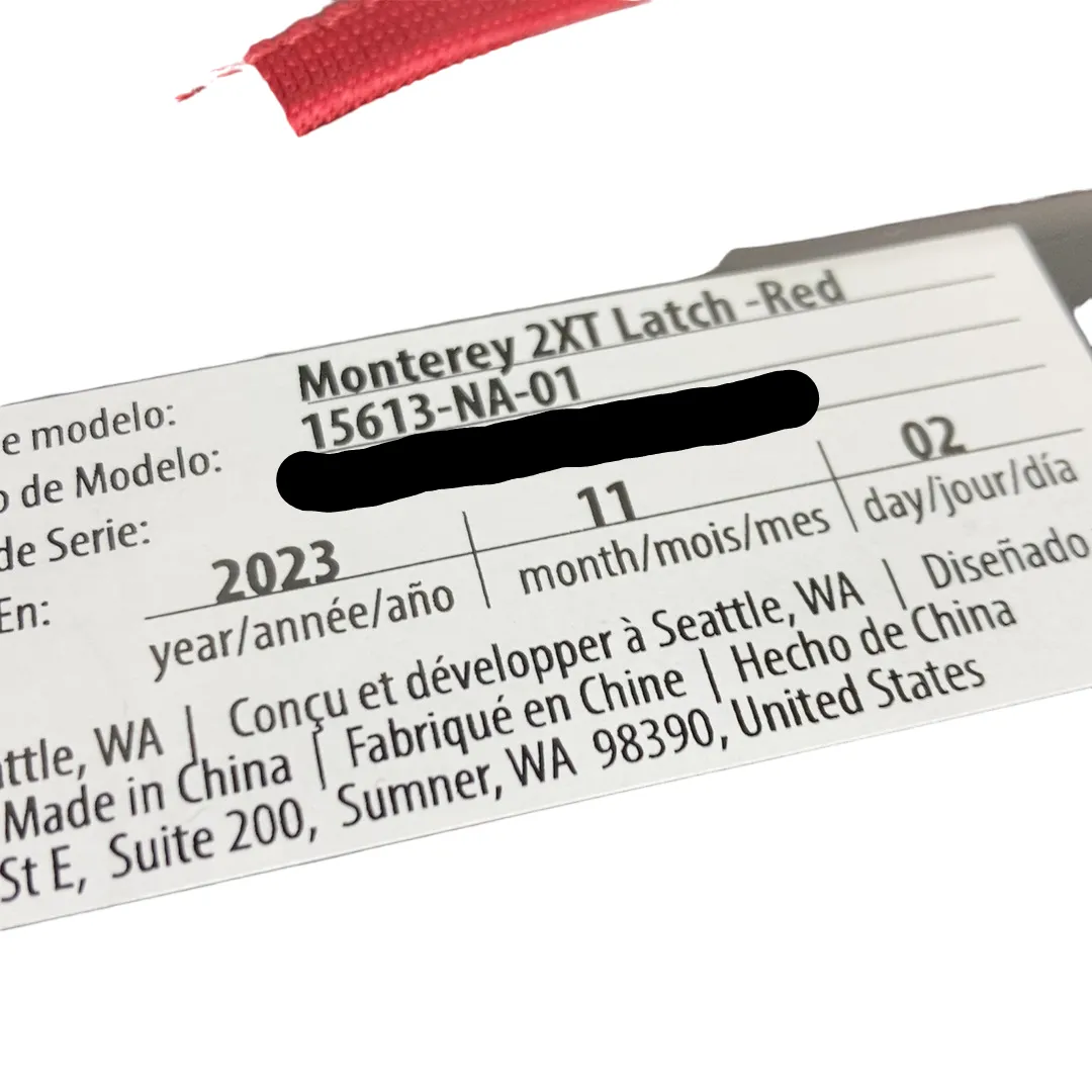 Diono Monterey 2XT Booster, 2023, Red