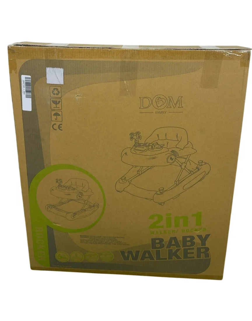 Dream On Me Aloha Fun 2-in-1 Walker And Rocker, Blue