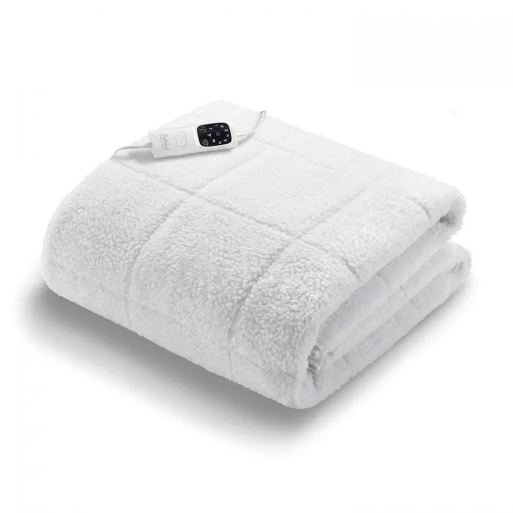 Dreamland 16695C Scandi Sherpa Double Full Bed Size Heated Underblanket