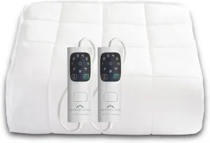 Dreamland 16889C Organic Cotton King Mattress Protector with Dual Control