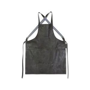 Dutchdeluxes Apron With Suspenders, Vintage Grey