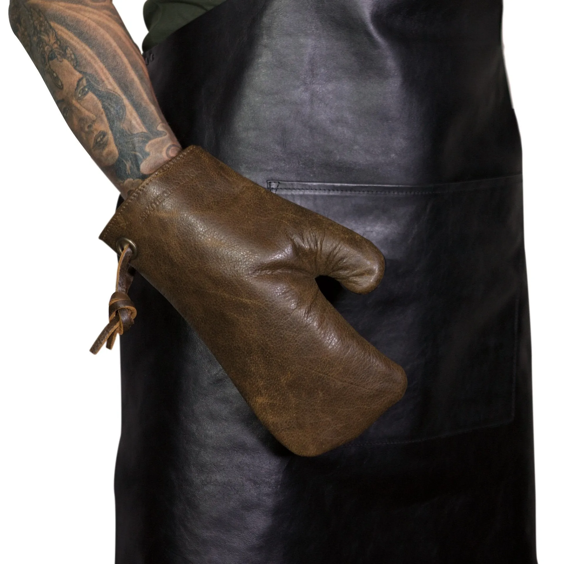 Dutchdeluxes Pot Glove Vintage Leather, Vintage Brown