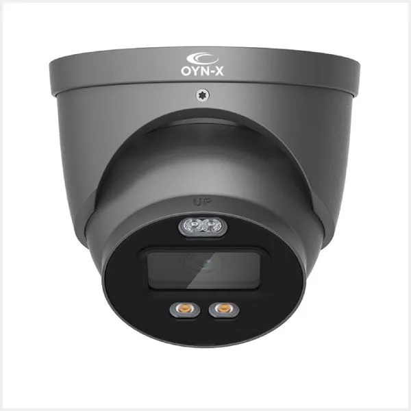 Eagle 5MP Fixed Lens Full-Colour Active Deterrent Turret Camera - Grey