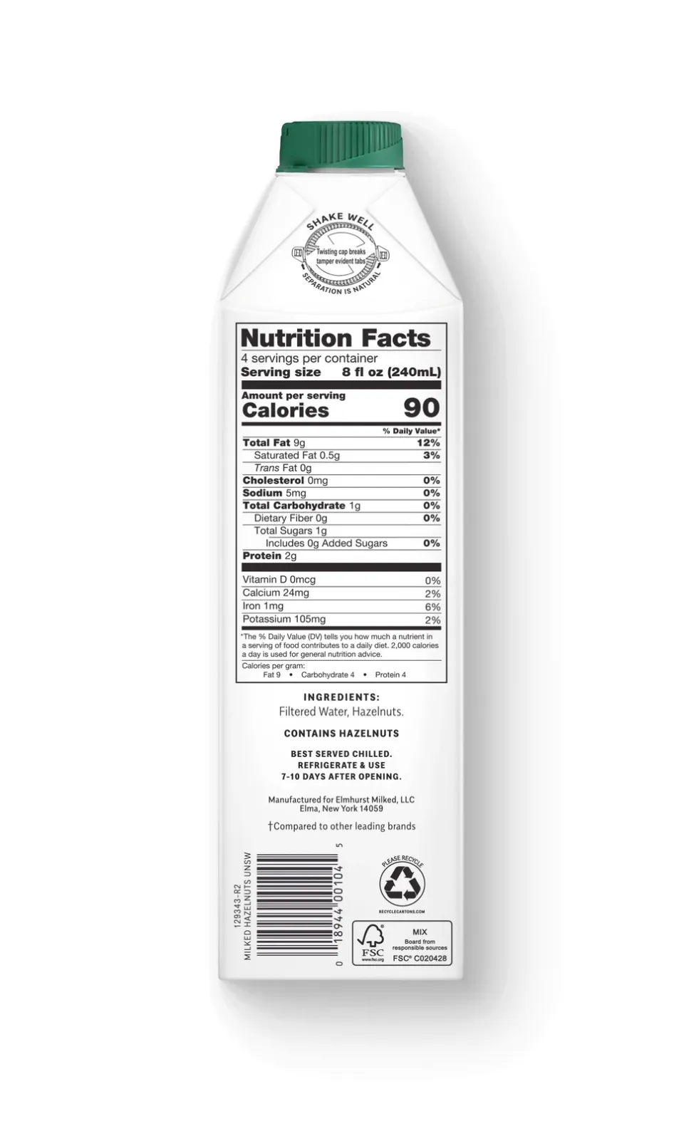 Elmhurst - Plant-Based Nut Milk