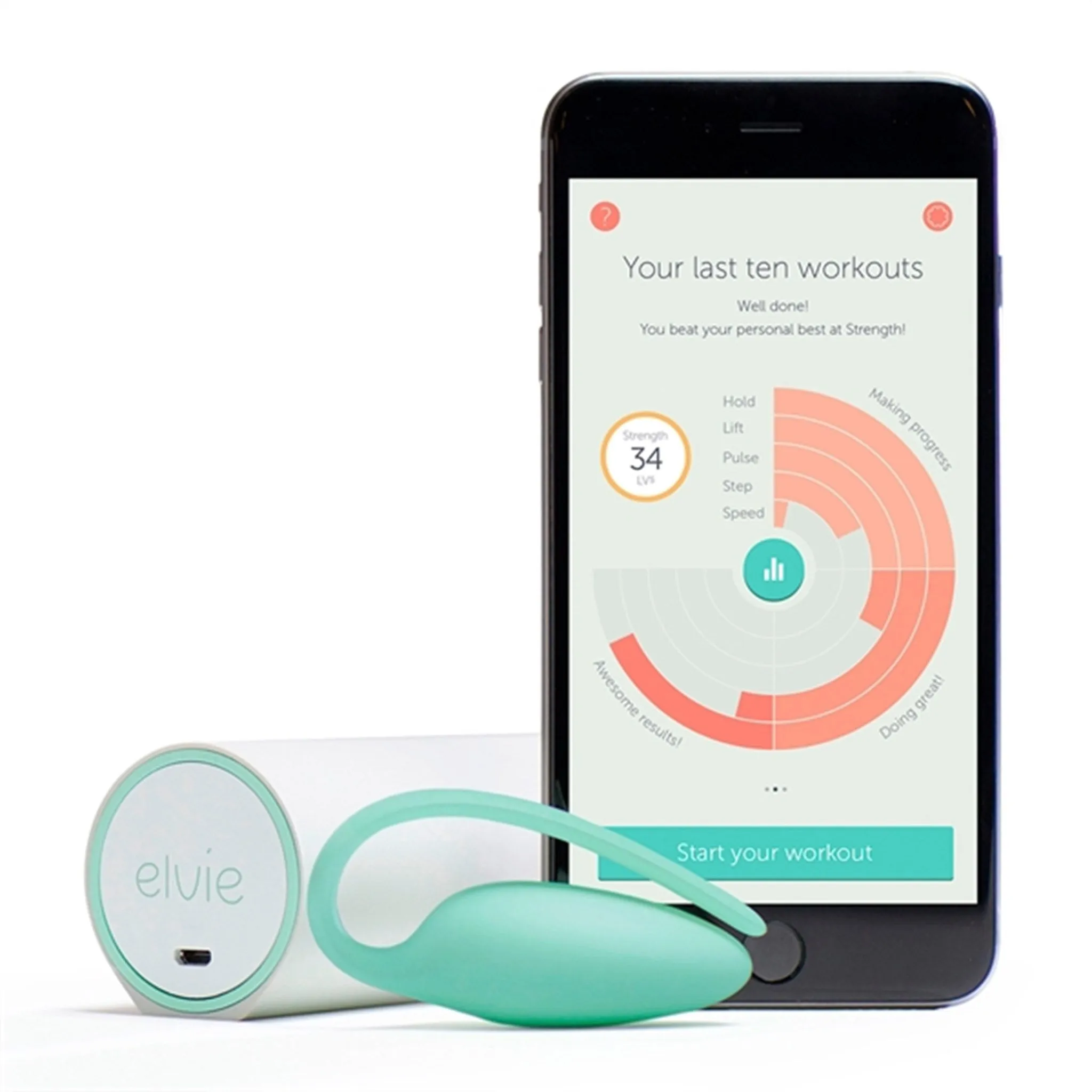 Elvie Trainer White