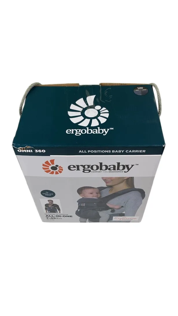 Ergobaby Omni 360 Cool Air Mesh Baby Carrier, Classic Weave