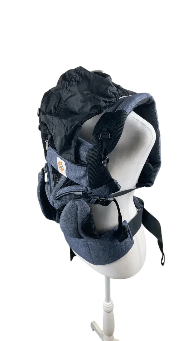 Ergobaby Omni 360 Cool Air Mesh Baby Carrier, Indigo Weave
