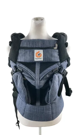 Ergobaby Omni 360 Cool Air Mesh Baby Carrier, Indigo Weave