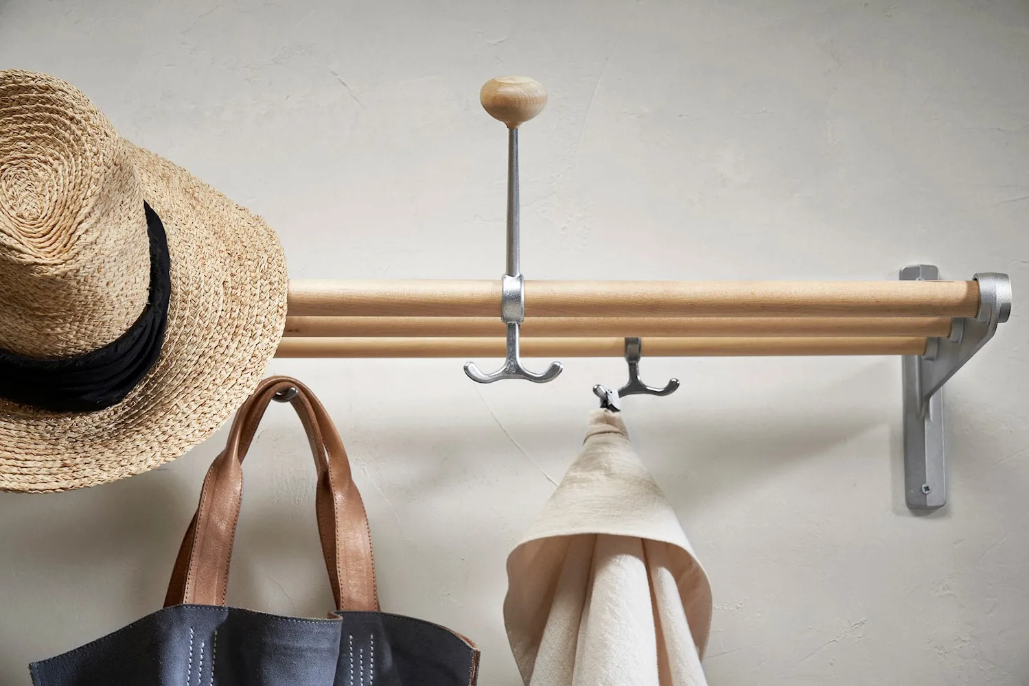 Essem Design Nostalgi Hat Shelf/Shoe Rack, Oak