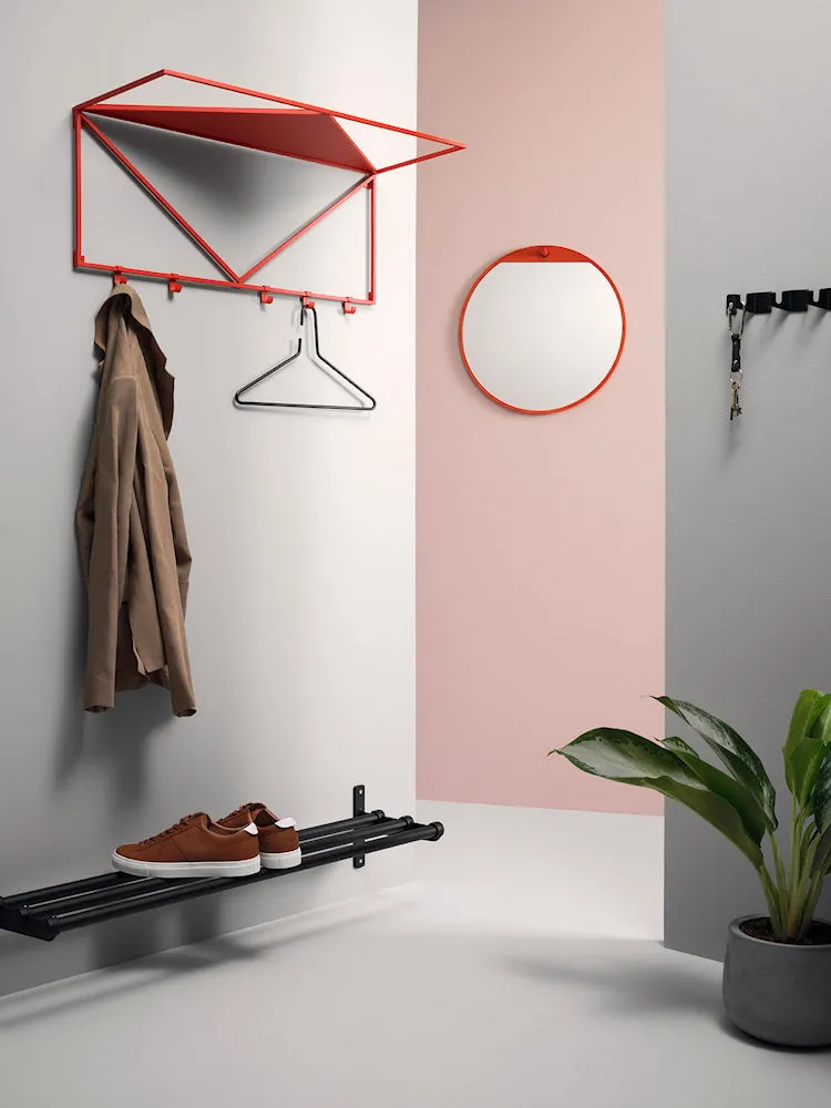 Essem Design Nostalgi Shoe Rack Walnut, Black
