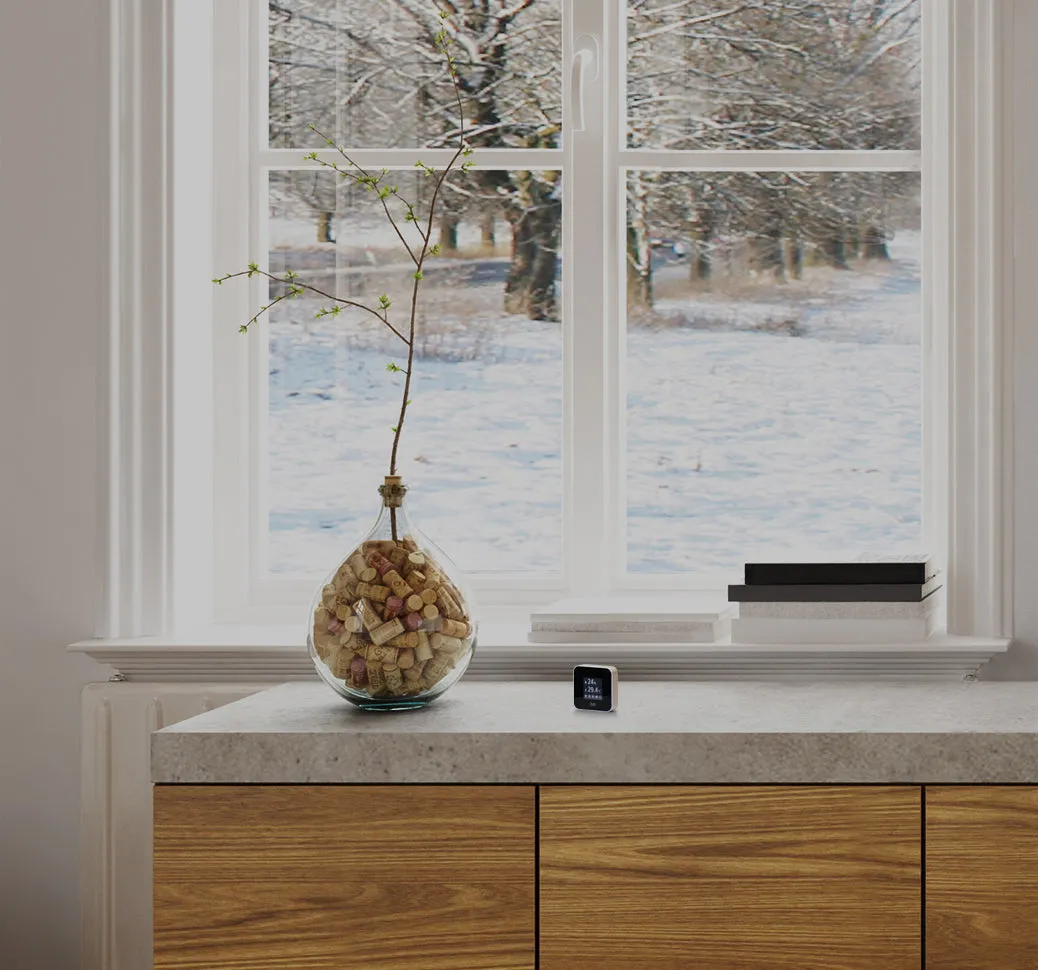 Eve Room Indoor air quality sensor with Apple HomeKit technology