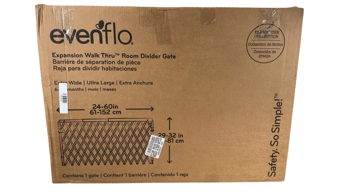 Evenflo Expansion Swing Wide Wood Gate