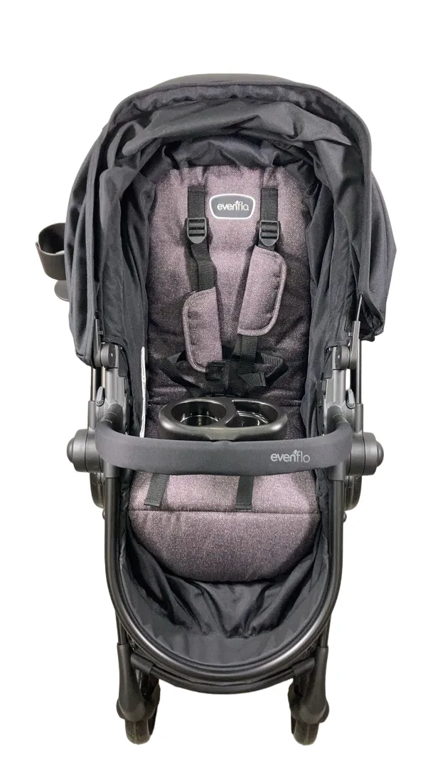 Evenflo Pivot Modular Travel System Stroller, 2024, Casual Grey