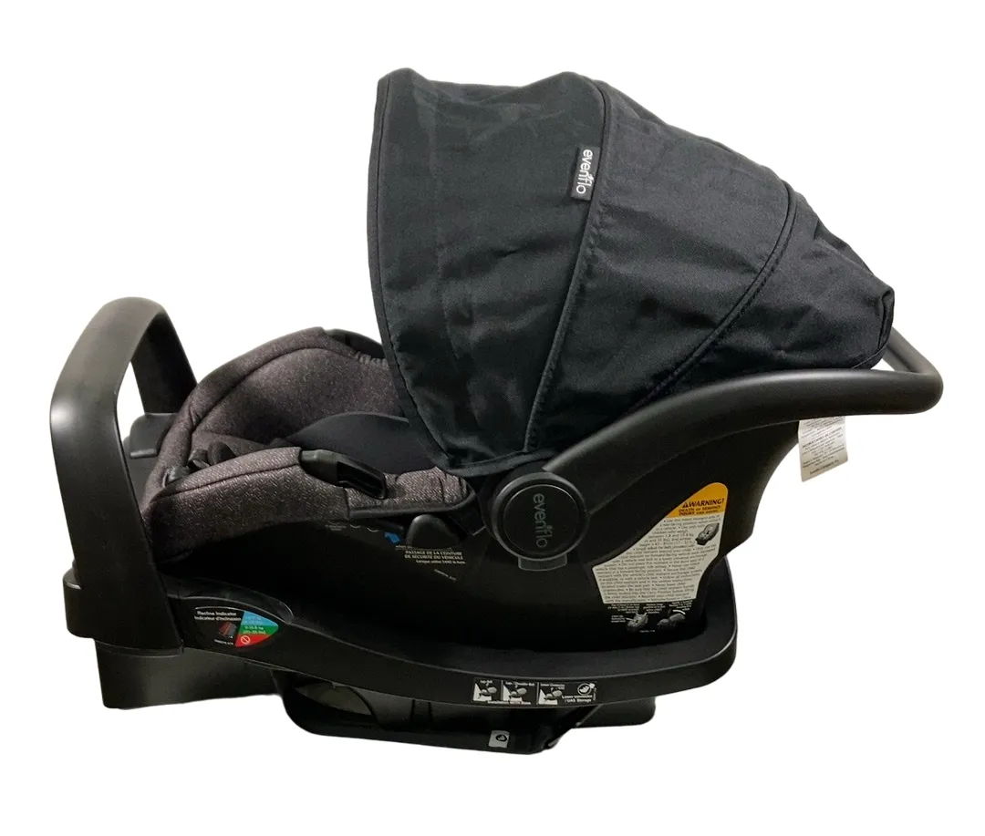 Evenflo Pivot Modular Travel System Stroller, 2024, Casual Grey