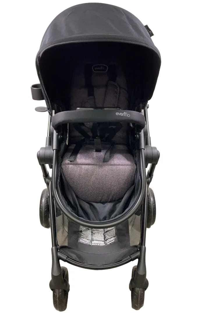 Evenflo Pivot Modular Travel System Stroller, 2024, Casual Grey