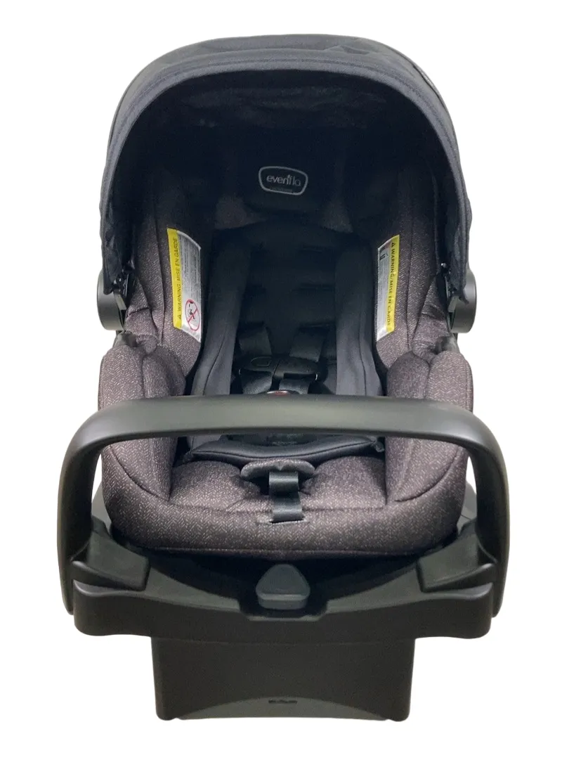 Evenflo Pivot Modular Travel System Stroller, 2024, Casual Grey