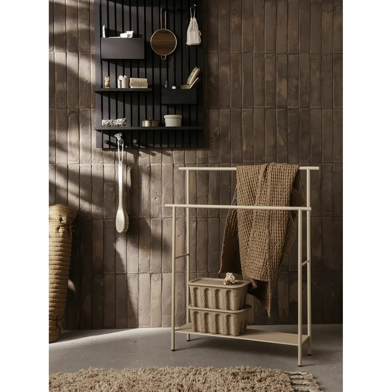 Ferm Living Dora Towel Rail, Cashmere