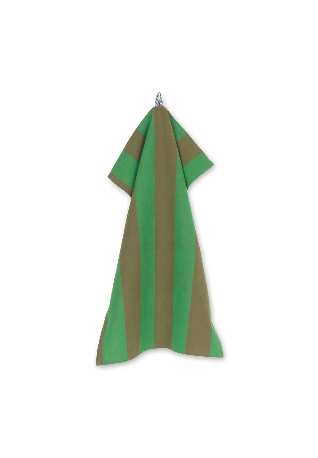 Ferm Living Hale Tea Towel, Olive/Green