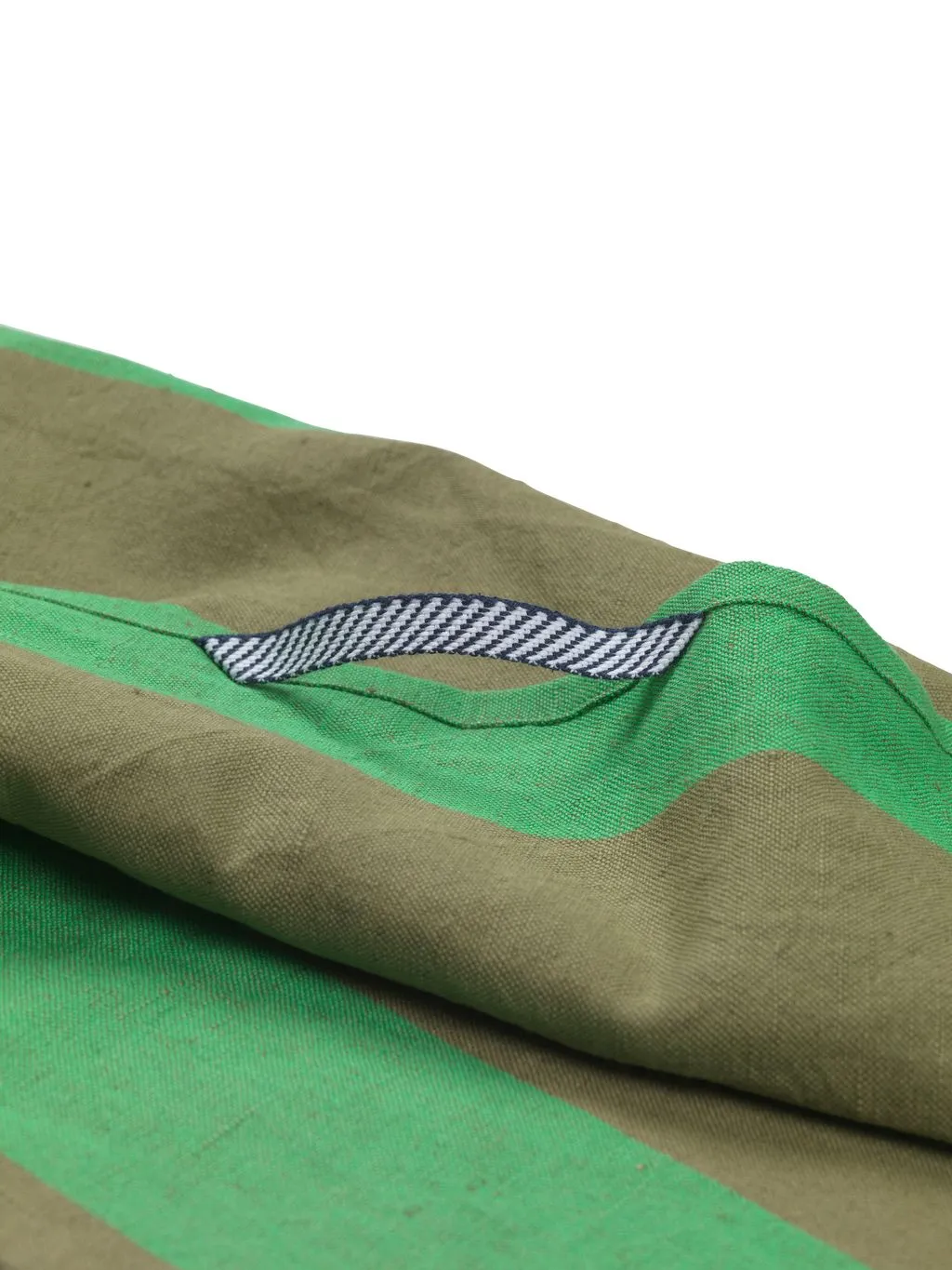 Ferm Living Hale Tea Towel, Olive/Green