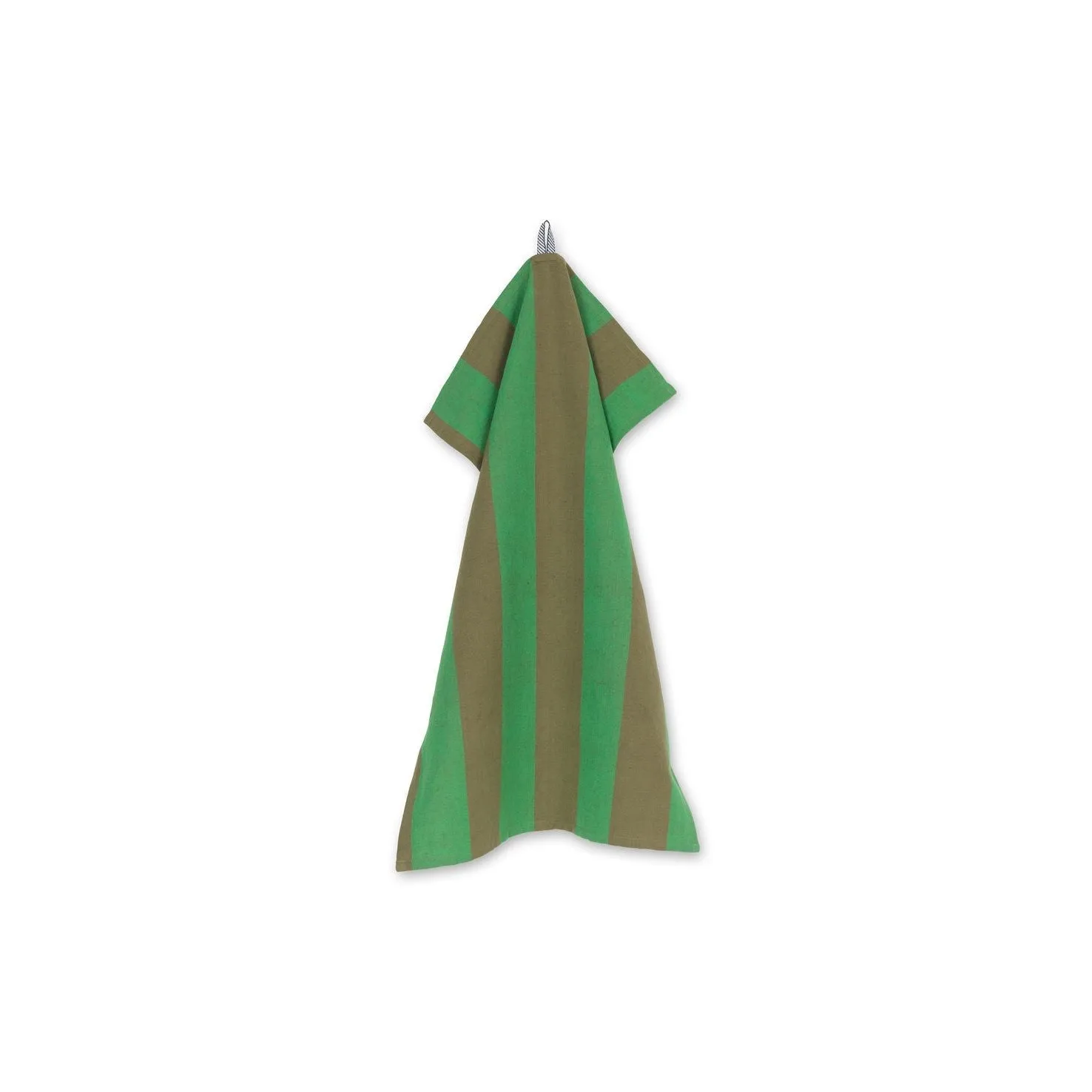 Ferm Living Hale Tea Towel, Olive/Green