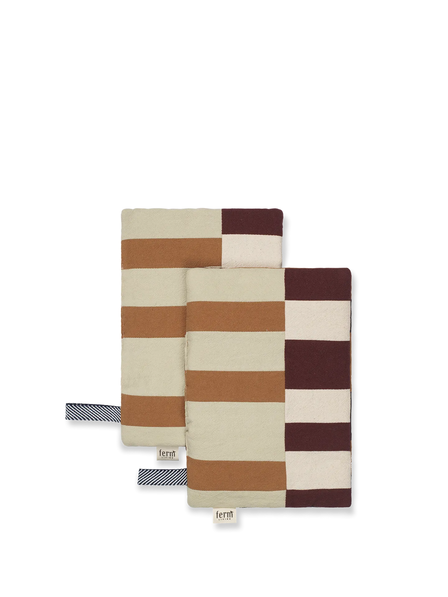 Ferm Living Section Pot Holder Set Of 2 Patchwork