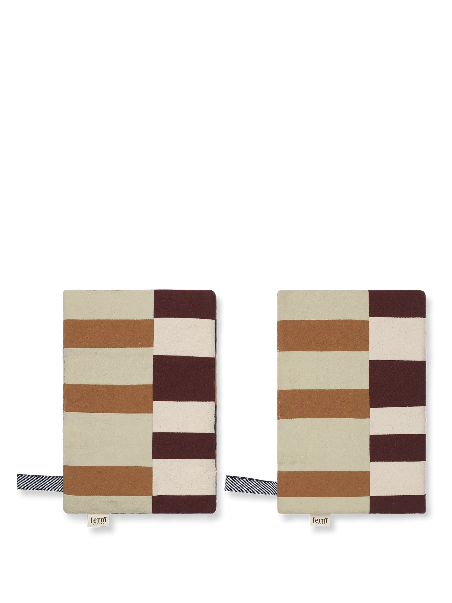 Ferm Living Section Pot Holder Set Of 2 Patchwork