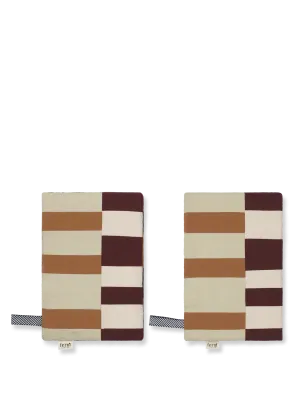 Ferm Living Section Pot Holder Set Of 2 Patchwork