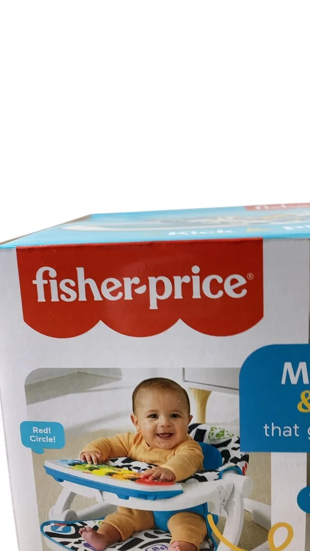 Fisher Price Kick And Play Deluxe Sit-Me-Up Seat, Blue