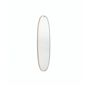Flos La Plus Belle Mirror With Integrated Lighting, Brushed Copper