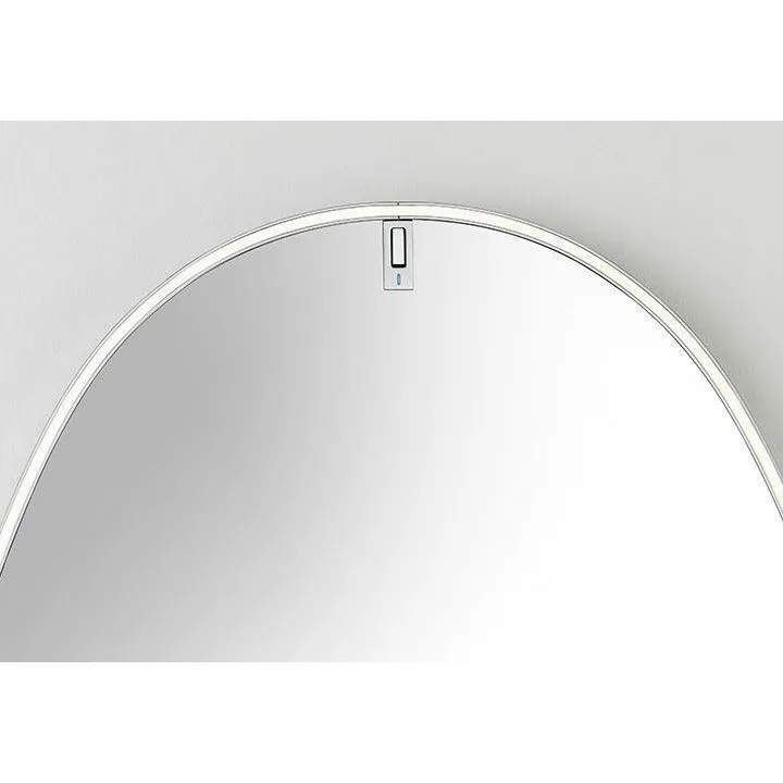 Flos La Plus Belle Mirror With Integrated Lighting, Brushed Copper