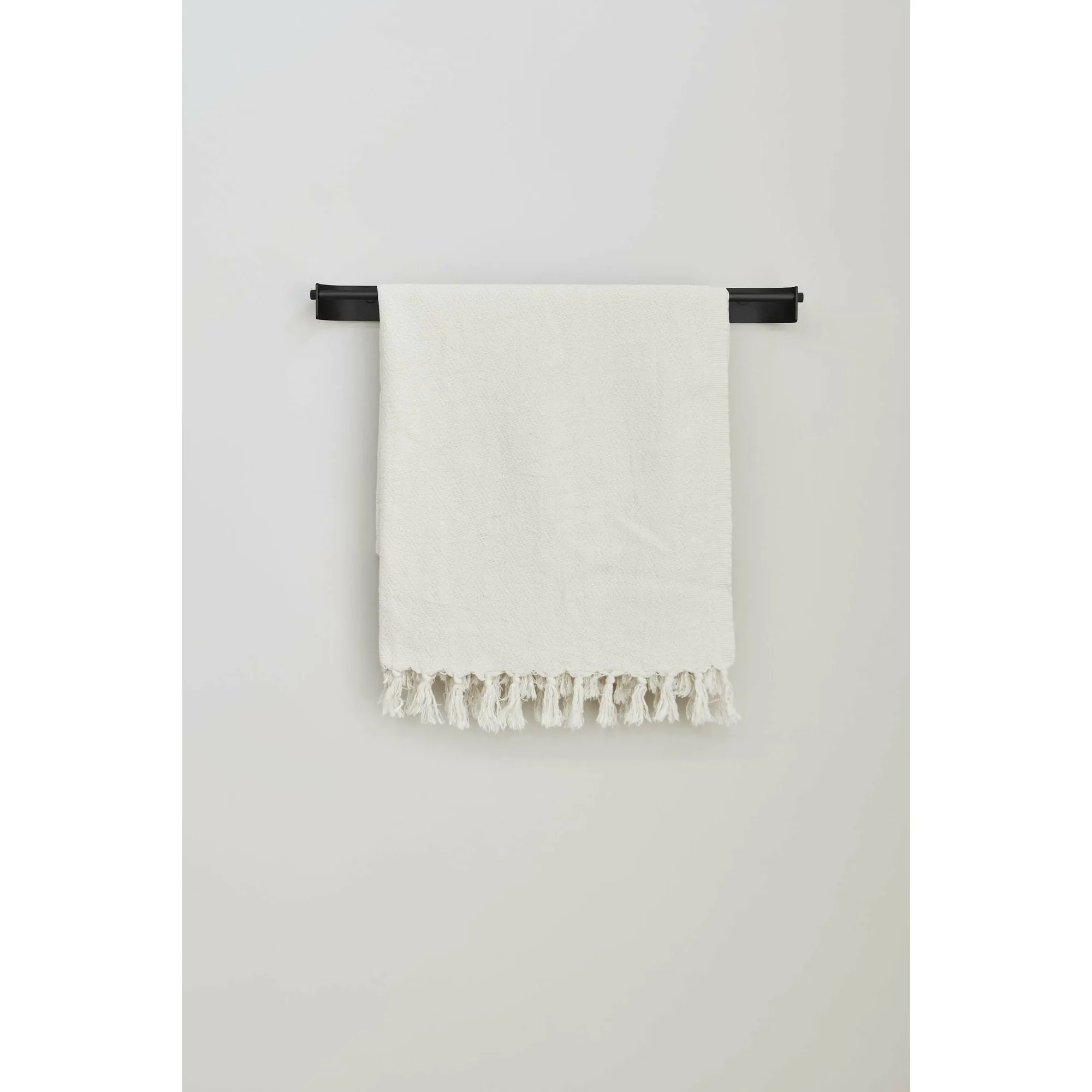 Form & Refine Arc Towel Bar Single. Black Steel