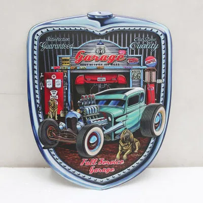 FULL SERVICE GARAGE METAL ART SIGNS