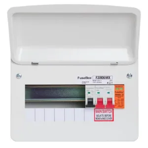 FuseBox 100A MAIN SWITCH 6 WAY T2 SPD