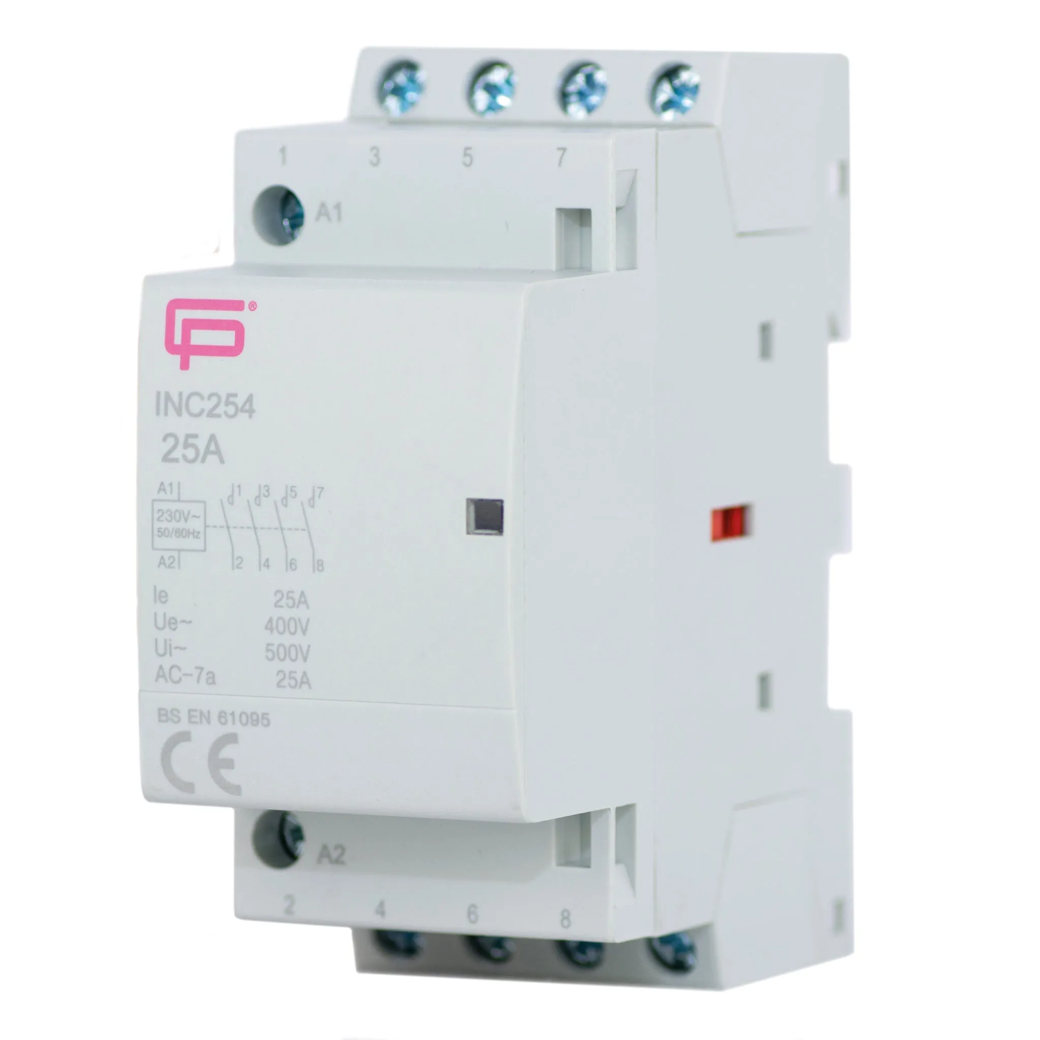 FuseBox 25A 4 Pole N/O INSTALLATION CONTACTOR 230V