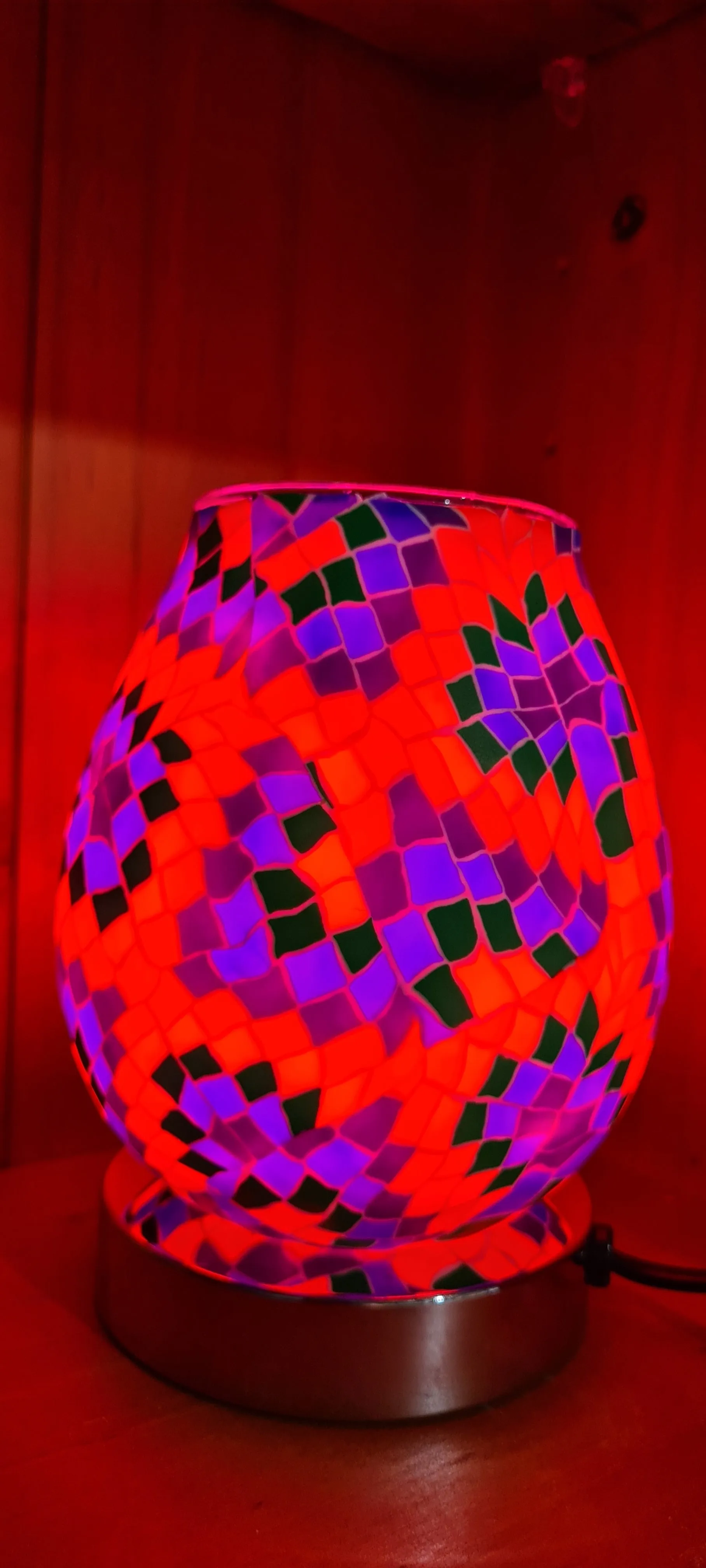 GEOMETRIC POLYMER LAMP WAX/ ESSENTIAL OIL WARMER