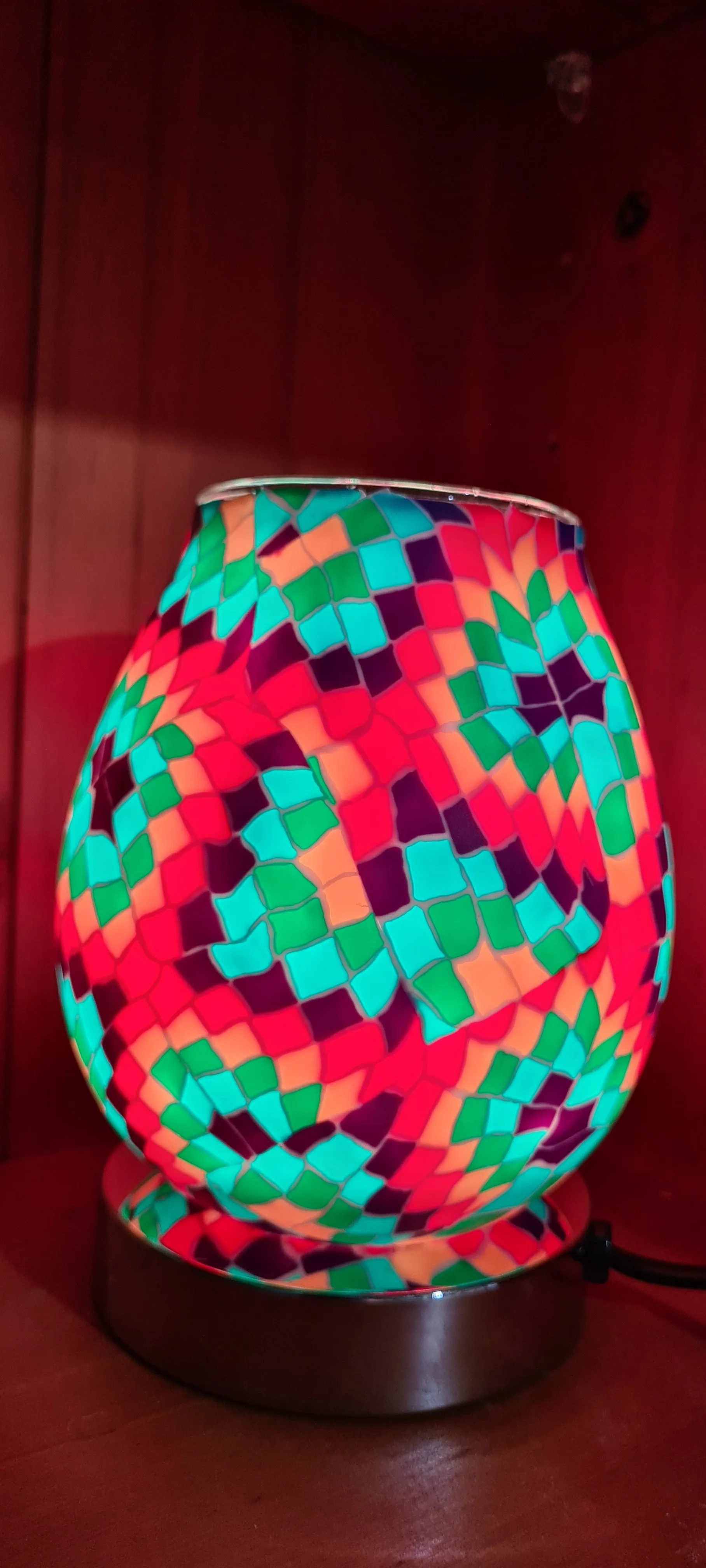 GEOMETRIC POLYMER LAMP WAX/ ESSENTIAL OIL WARMER