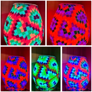 GEOMETRIC POLYMER LAMP WAX/ ESSENTIAL OIL WARMER