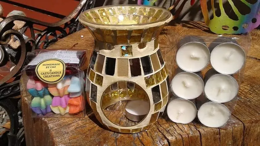 GOLD MOSAIC WAX WARMER GIFT SET