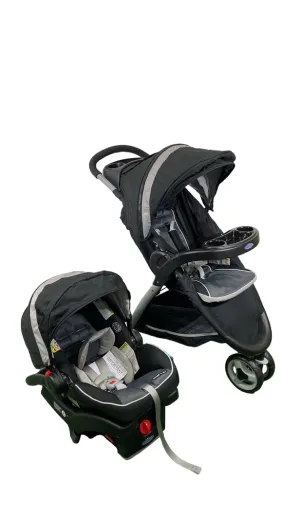Graco FastAction Fold Sport Click Connect Travel System, 2023, Gotham