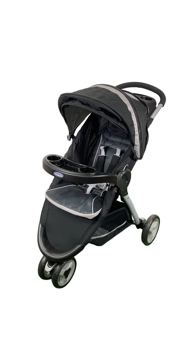 Graco FastAction Fold Sport Click Connect Travel System, 2023, Gotham