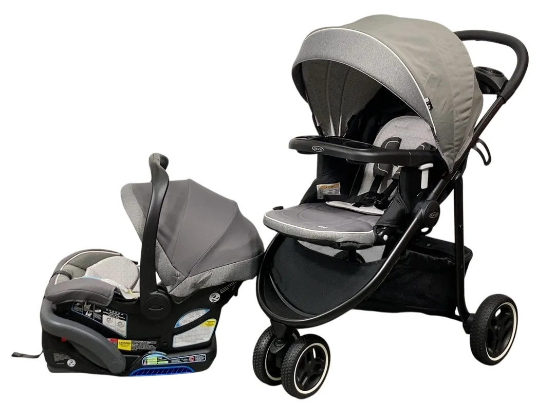 Graco Modes 3 Lite Platinum Travel System, 2022, Wit