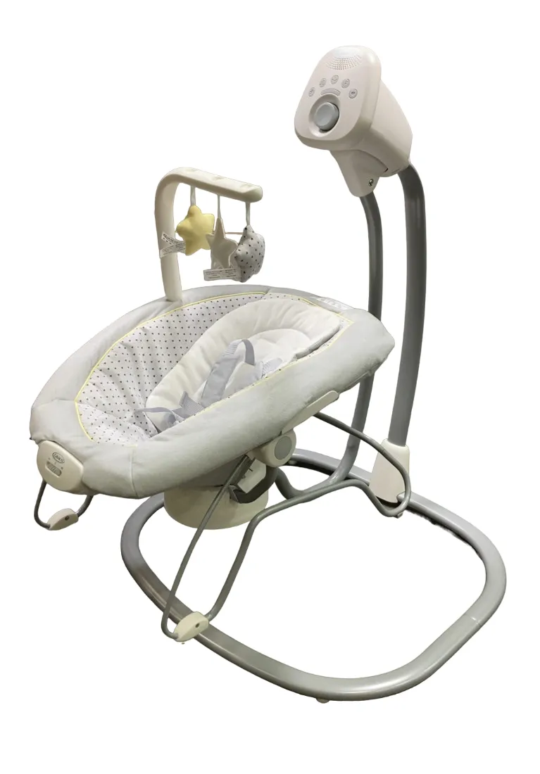 Graco Sway2Me Portable Baby Swing and Bouncer Seat, Watson Collection