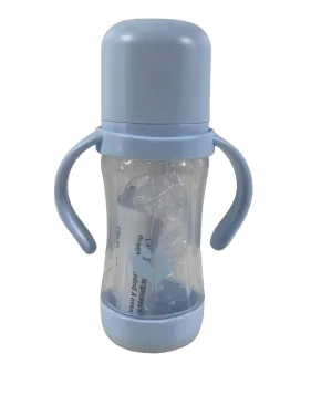 Green Sprouts Glass Sip and Straw Cup, Blue