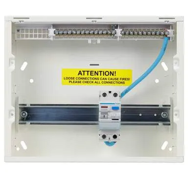 Hager VML410AH 19 Way RCCB Incomer 63A inc 30mA RCCB