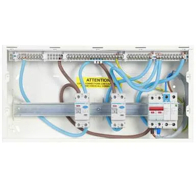 Hager VML914CUSPDRK 14 Way HI 100A Sw 2*100A 30mA RCCB SPD RKO