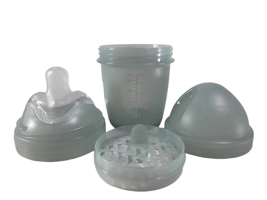 Herobility Wide-Neck Baby Bottle, Gray, 0  month, 1 Count