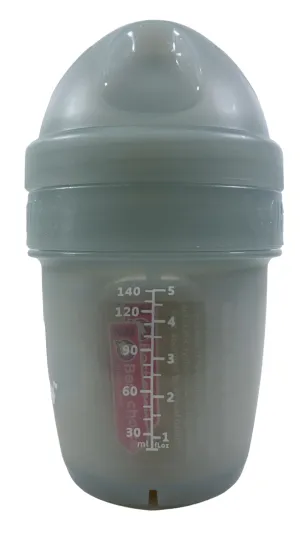 Herobility Wide-Neck Baby Bottle, Gray, 0  month, 1 Count