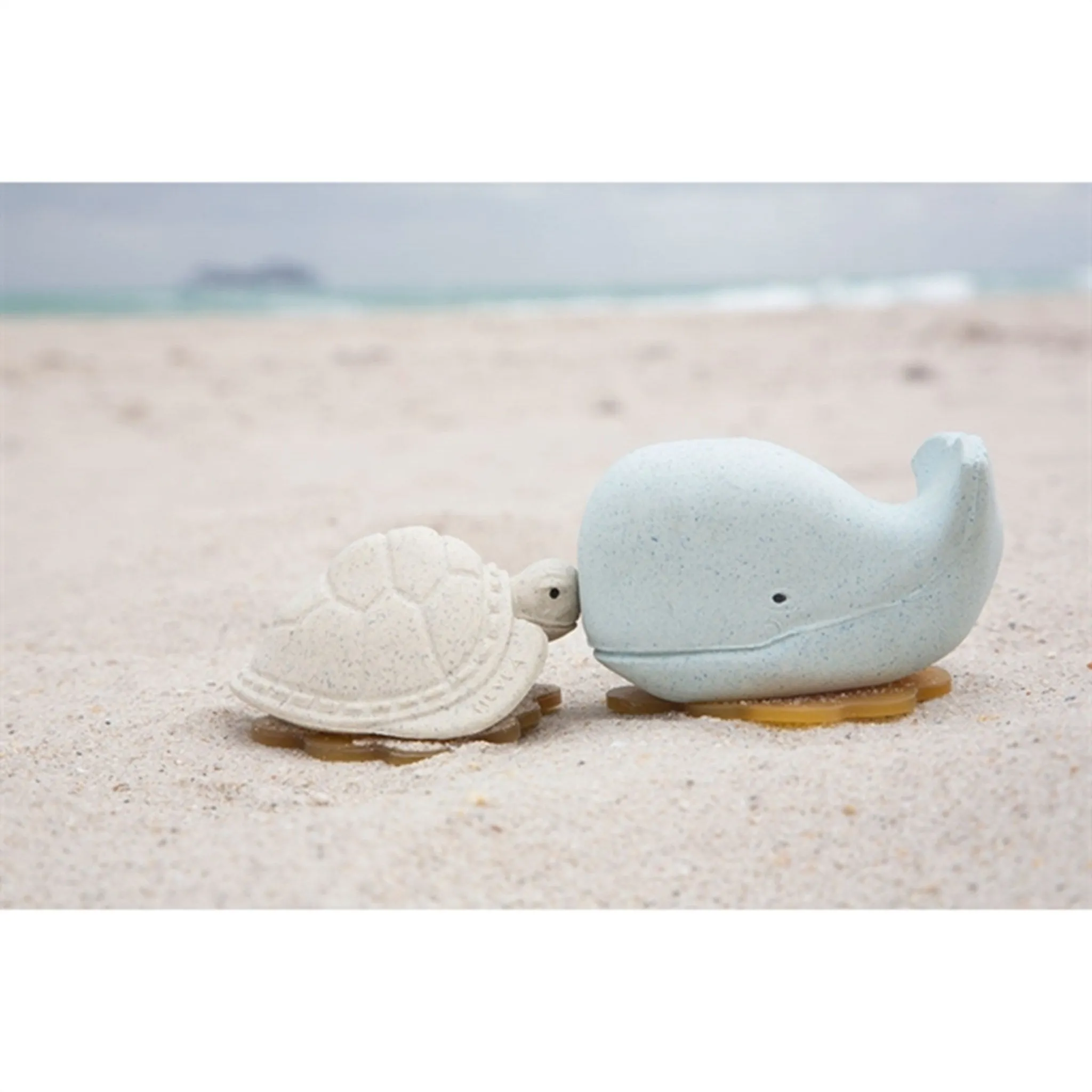 Hevea Squeeze & Splash Whale and Turtle Blue Set