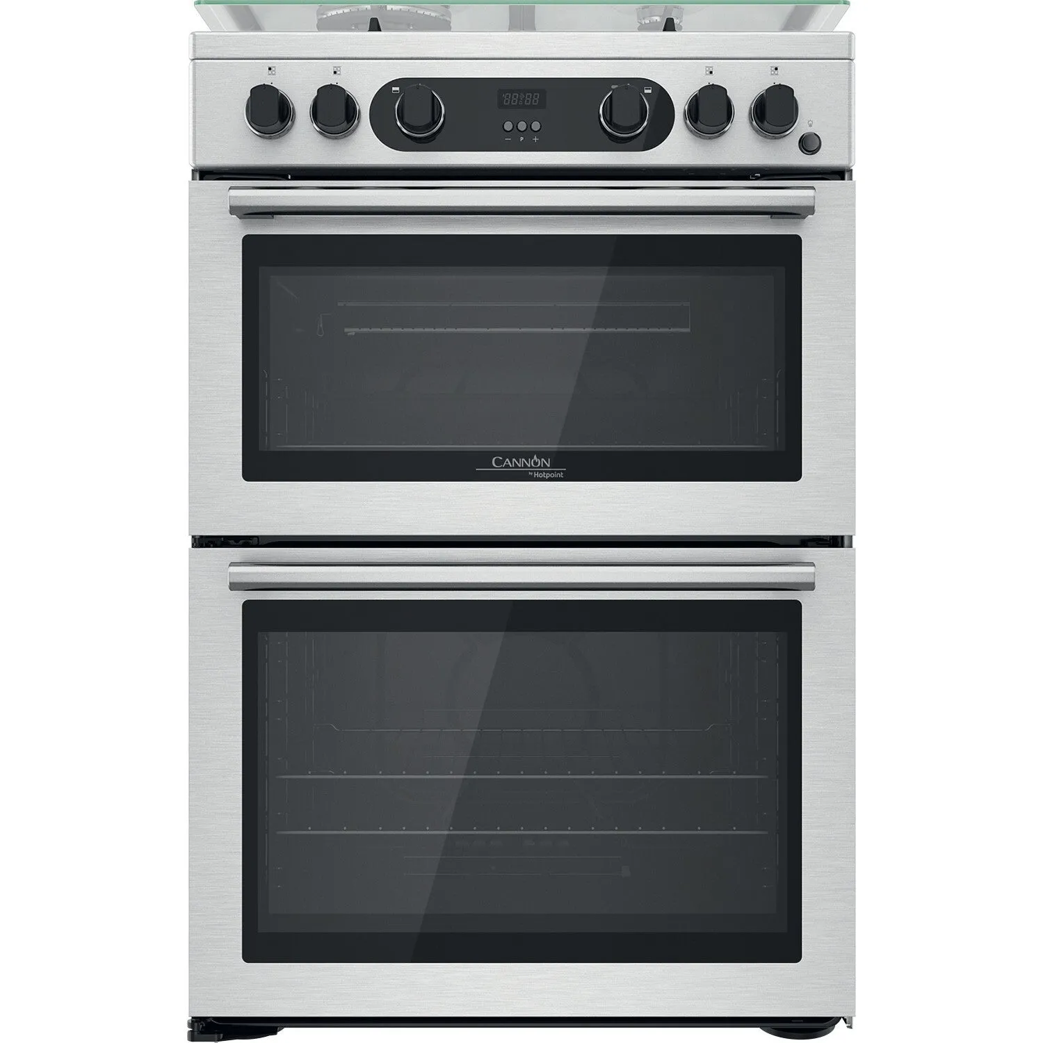 Hotpoint CD67G0CCX/UK Freestanding Gas Cooker - Silver